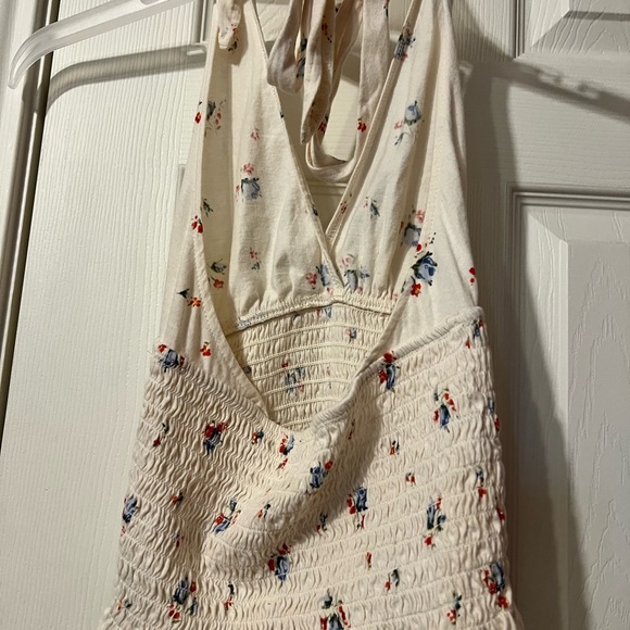 American Eagle Outfitters Floral Cream Tank Top - Picture 2 of 3